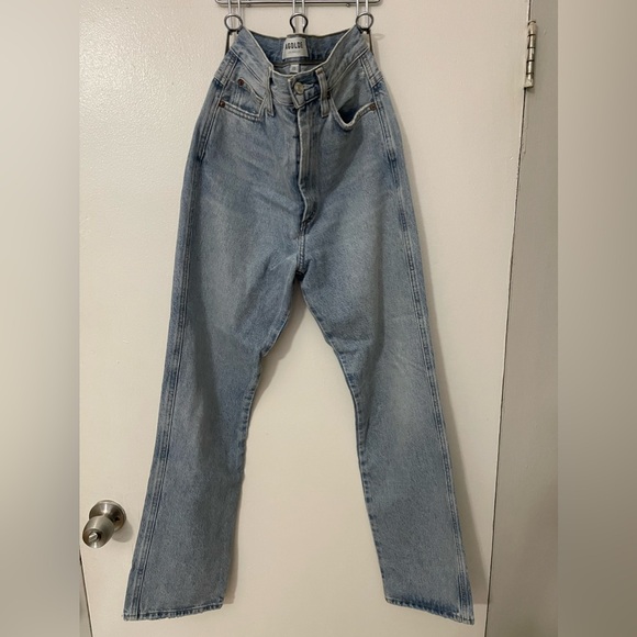 NWOT Agolde Pinch Waist High Rise Kick size 23 - Picture 4 of 7